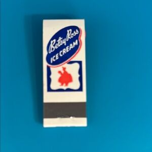 Betsy Ross Ice Cream Strike Match Book